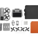 Dron - DJI Avata 360 Fly More Combo (RC 2) , 64 MP, 23min Autonomía, Visión 360°, Vídeo HDR en 8K/60 fps, Detección Obstáculos Omnidireccional, Gris