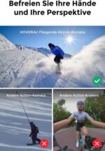 Drones con cámara - HOVERAIR HOVERAir X1 PRO, 12 megapixel, 16 min, Negro - Imagen 6