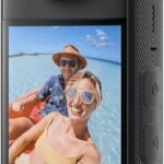 Cámara deportiva - Insta360 X3, 5.7K, 72 megapixel, WiFi, Inteligencia Artificial, Pantalla táctil, Negro