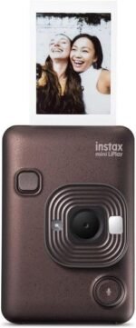 Cámara instantánea - Fujifilm Instax Mini LiPLay, 86 mm x 54 mm, Imágenes JPEG, 2560 × 1920 píxeles, Deep Bronze - Imagen 2