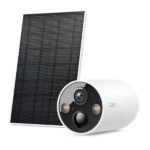 Cámara de Vigilancia IP - TP-Link Tapo C425 Kit, Cámara Seguridad WiFi con Batería y Panel Solar, Detección IA Gratuita, 2K QHD, Visión Nocturna Color
