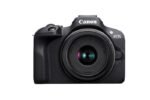 Cámara EVIL - Canon EOS R100 + Objetivo RF-S 18-45mm + SD, 24.1 megapíxel, 7.5 cm, Wi-Fi, Negro