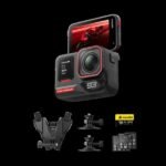 Cámara deportiva - Insta360 Ace Pro 2 Marc Márquez Bundle, HDR Activo en 4K a 60 fps, 180 minutos Autonomía, Sensor 8K de 1/1,3", Negro/Rojo - Imagen 2