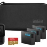 Cámara deportiva - Pack GoPro Hero 13 Black Power Bundle, HyperSmooth 6.0, 5.3 K, 27MP, Autonomía 2.5 h, HDR, Sumergible 10m, Cámara lenta, Negro