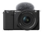 Cámara EVIL - SONY ZV-E10, 24,3 megapixel, Exmor CMOS, 4K 3840p, Negro