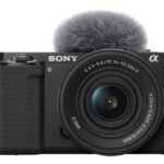Cámara EVIL - SONY ZV-E10, 24,3 megapixel, Exmor CMOS, 4K 3840p, Negro