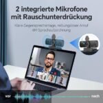 Cámara web - Cam-4K DualMic MANIKE, Negro - Imagen 5