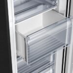 Congelador vertical - CHIQ FSD166NE4E, 166 L, No Frost, Multi-Air-Flox, 5 Cajones, 166 l, 1443 mm, Color Inox Oscuro - Imagen 2