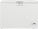 Congelador horizontal - BEKO HSM29540, 288 l, 860 mm, Blanco