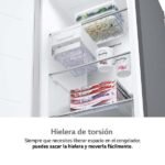 Congelador vertical - LG GFM61MBCSF, No Frost, 186 cm, 324 l, MetalFRESH™, Inverter Linear Compressor™, Inox texturizado antihuellas - Imagen 8