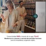 Congelador vertical - LG GFM61MBCSF, No Frost, 186 cm, 324 l, MetalFRESH™, Inverter Linear Compressor™, Inox texturizado antihuellas - Imagen 9