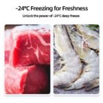 Congelador vertical - CHIQ CSD208D4E, 177 l, 144,00 cm, Color Metalico Cepillado Oscuro - Imagen 6