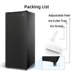 Congelador vertical - CHIQ CSD208D4E, 177 l, 144,00 cm, Color Metalico Cepillado Oscuro - Imagen 7