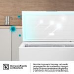 Congelador horizontal - Hisense FT386D4AWLYE, 84.7 cm, 297 l, Función Dual, Bordes suaves, Blanco - Imagen 10