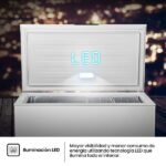 Congelador horizontal - Hisense FT386D4AWLYE, 84.7 cm, 297 l, Función Dual, Bordes suaves, Blanco - Imagen 11