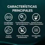 Congelador horizontal - Hisense FT386D4AWLYE, 84.7 cm, 297 l, Función Dual, Bordes suaves, Blanco - Imagen 4