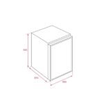 Congelador bajo encimera - Teka RSF 10080, 86 l, Cíclico, 84.5 cm, Motor Inverter, 3 cajones, Blanco - Imagen 2