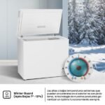 Congelador horizontal - Hisense FT247D4AWYLE, 191 l, 85.3 cm, Congelación rápida, Blanco - Imagen 9