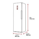 Congelador vertical - ok. OFZ 541 E W, 242 l, 172.2 cm, 7 cajones, Blanco - Imagen 2