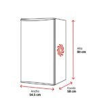 Congelador bajo encimera - Beko FNE1074N, 86 l, No Frost, 84 cm, Blanco - Imagen 2