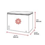 Congelador horizontal - Hisense FT125D4AWE, 95 l, 85.4 cm, Cesta interior, Blanco - Imagen 2