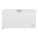 Congelador horizontal - Beko HSM46740, 451l, 155.5 cm Ancho, Cíclico, 4 Estrellas, Iluminación LED, 3 Cestos, Blanco