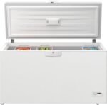 Congelador horizontal - Beko HSM46740, 451l, 155.5 cm Ancho, Cíclico, 4 Estrellas, Iluminación LED, 3 Cestos, Blanco - Imagen 3