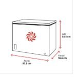 Congelador horizontal - Cecotec Bolero CoolMarket Chest 199 white E, Capacidad 199 l, Clase E, Compresor inverter plus, 83.5 cm, White - Imagen 2