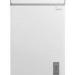 Congelador horizontal - Midea MDRC154FZE01, 99L, 85 cm Alto, Inverter, Temperatura Regulable, Fast Freezing, Blanco
