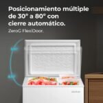 Congelador horizontal - CECOTEC Bolero CoolMarket Chest 99P White E, 85,3 cm, Multicolor - Imagen 5