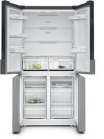 Frigorífico americano - SIEMENS KF96NVPEA, No Frost, No frost, Altura 1830 mm, Capacidad 605 l, Inox - Imagen 2