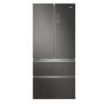 Frigorífico americano - Haier FD 83 Series 7 HB18FGSAAA, No frost, 190 cm, 539 l, Motor Inverter, Antibacterias, Inox