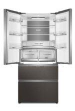 Frigorífico americano - Haier FD 83 Series 7 HB18FGSAAA, No frost, 190 cm, 539 l, Motor Inverter, Antibacterias, Inox - Imagen 3