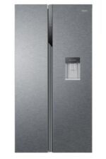 Frigorífico americano - Haier SBS 90 Series 3 HSR3918EWPG, No Frost, 177 cm, 521 l, Motor Inverter, Dispensador de agua, Inox