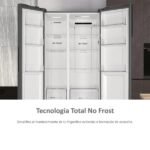 Frigorífico americano - Haier SBS 90 Series 3 HSR3918EWPG, No Frost, 177 cm, 521 l, Motor Inverter, Dispensador de agua, Inox - Imagen 5