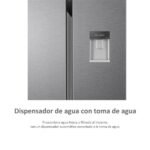 Frigorífico americano - Haier SBS 90 Series 3 HSR3918EWPG, No Frost, 177 cm, 521 l, Motor Inverter, Dispensador de agua, Inox - Imagen 6