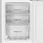 Frigorífico combi - VOK EVR-244DEI, Puertas Reversibles, Capacidad 244 l, Altura 180 cm, Inox - Imagen 5