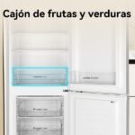 Frigorífico combi - VOK EVR-244DEI, Puertas Reversibles, Capacidad 244 l, Altura 180 cm, Inox - Imagen 7