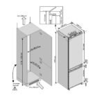 Frigorífico combi integrable - Beko BCNA275E4SN, No Frost, 177.50 cm, 254 l, Sin panelar - Imagen 2