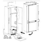 Frigorífico combi integrable - Beko BCNE400E40SN, No Frost, 194 cm, 370 l, Tecnología HarvestFresh, Sin panelar - Imagen 2