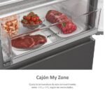 Frigorífico americano - Haier FD 70 Series 7 HFW7720EWMP, No Frost, 200.6 cm, 477 l, Daylight LED, Wi-Fi, Inox - Imagen 11