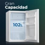 Nevera pequeña - SVAN SR85501EC, Altura 840 mm, Capacidad 102 l, Blanco - Imagen 2