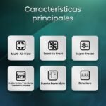 Frigorífico combi - Hisense RB440N4BWE, No Frost, 200.4 cm, 336 l, Multi-air flow, Control táctil, Blanco - Imagen 4