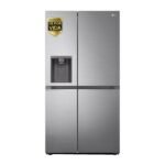 Frigorífico americano - LG GSLV71PZTD, No Frost, 179 cm, 635 l, DoorCooling+™, ThinQ™, Inox antihuellas