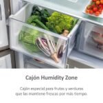 Frigorífico americano- Haier Cube 90 Series 5 HCR5919ENMM, No Frost, 190.5 cm, 643 l, Motor Inverter, Antibacterias, Inox - Imagen 10