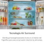 Frigorífico americano- Haier Cube 90 Series 5 HCR5919ENMM, No Frost, 190.5 cm, 643 l, Motor Inverter, Antibacterias, Inox - Imagen 11