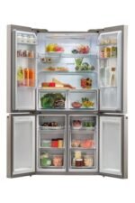 Frigorífico americano- Haier Cube 90 Series 5 HCR5919ENMM, No Frost, 190.5 cm, 643 l, Motor Inverter, Antibacterias, Inox - Imagen 3