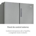 Frigorífico americano- Haier Cube 90 Series 5 HCR5919ENMM, No Frost, 190.5 cm, 643 l, Motor Inverter, Antibacterias, Inox - Imagen 9