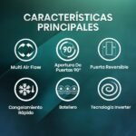 Frigorífico combi - Hisense RB440N4ACA, No Frost, 201.7 cm, 336 l, Multi-Air Flow. Motor Inverter, Inox - Imagen 4