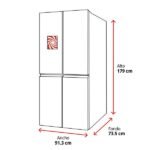 Frigorífico americano - LG GSLC41PYPE, No Frost, 179 cm, 638 l, LinearCooling™, SpacePlus™, Inox antihuellas - Imagen 2